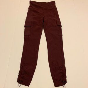 Lululemon Trail Trekker High-Rise Tight 25", Cassis, Size 4